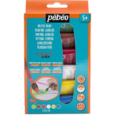 Primacolor Kit Découverte 6 Tubes 20 Ml - PÉBÉO