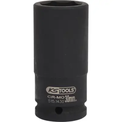Douilles longue à chocs 6 pans 3/4 - 30mm - KSTOOLS - 515.1430-E - Maxoutil