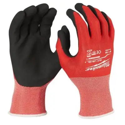 Gants anti coupe niveau 1/A MILWAUKEE Taille XL/10 - Lot de 12 - 4932471616