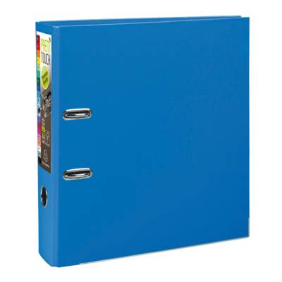 Classeur à levier Prem'Touch dos 80mm A4 bleu - EXACOMPTA