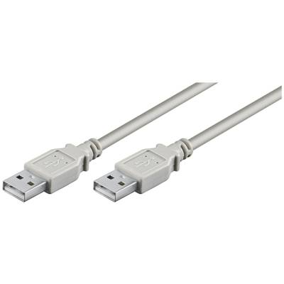 Câble USB 2.0 mâle-mâle, 1,8 m, gris - GOOBAY