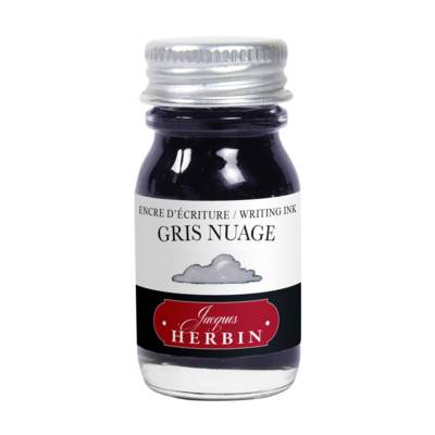 Encre traditionnelle à stylo en flacon 10ml - gris nuage - HERBIN