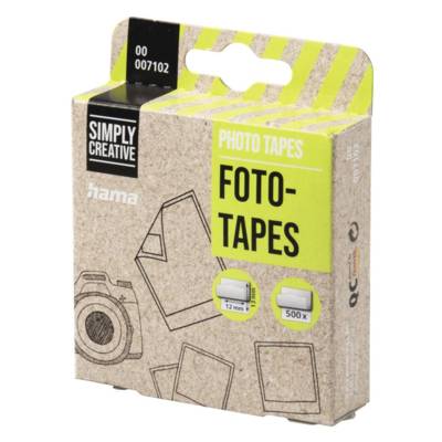 Boîte de 500 Pastilles adhésives double-face pour photos - HAMA
