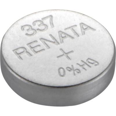 Pile bouton Silver Oxyde 337 / SR416 SW 0% mercure - RENATA