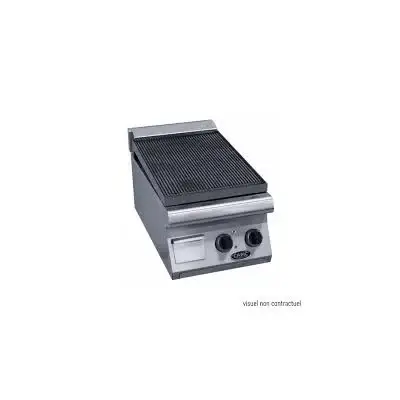 Plancha rainurée à poser à gaz - G0704W540915 - Capic