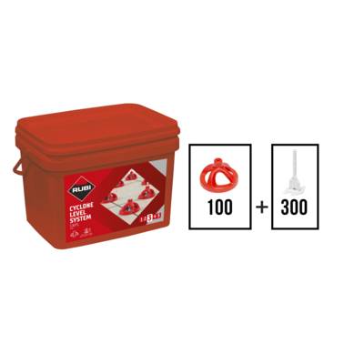 Cyclone LS 2 mm base plate - boîte de 300 pièces - Gedimat