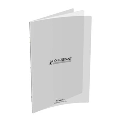 Cahier Dessin 240 x 320 mm Couv Polypro 96 Pages Unies Blanc - CONQUÉRANT