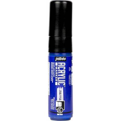 Marqueur acrylique pointe 5-15mm Bleu outremer - PÉBÉO