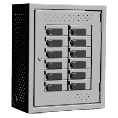 Armoire de recharge 12 casiers Team 12 - ChargeBox France