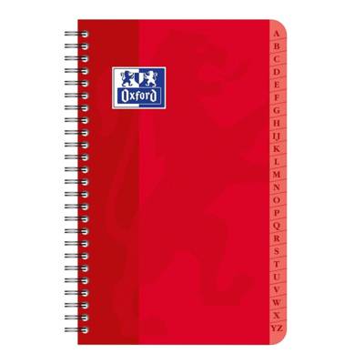 Carnet répertoire spirale 90 x 140 mm quadrillé 100 pages 90g - OXFORD