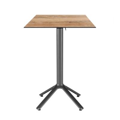 Mange-debout rabattable 60x60cm chene slovene - terrasse - RestooTab