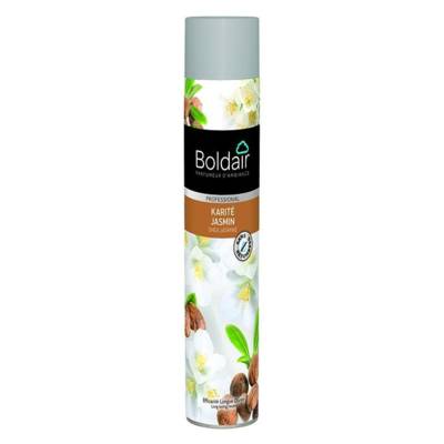 Aérosol 750 ml désodorisant parfumant karité jasmin - BOLDAIR