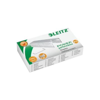Boite de 1000 Agrafes 24/6 zinguées - LEITZ