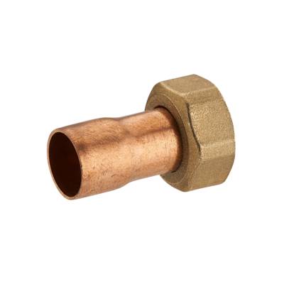 Raccord droit laiton/cuivre à écrou prisonnier - femelle ø20 x 27 mm - Gedimat - NOYON ET THIEBAULT