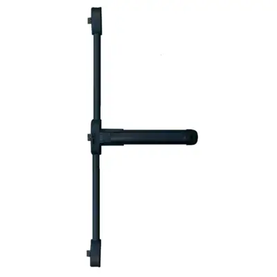 942608455TA Serrure anti-panique Push Idea, 3 points latéraux - Noir - CAVERS ISEO