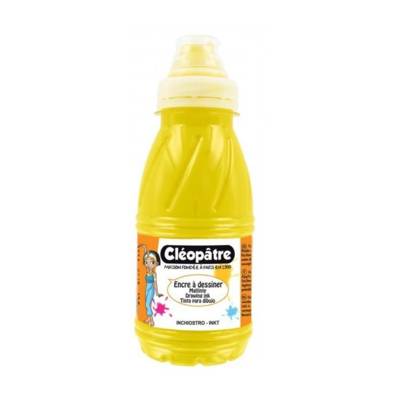 Encre à Dessiner Jaune Doré en 250 ml - CLÉOPÂTRE