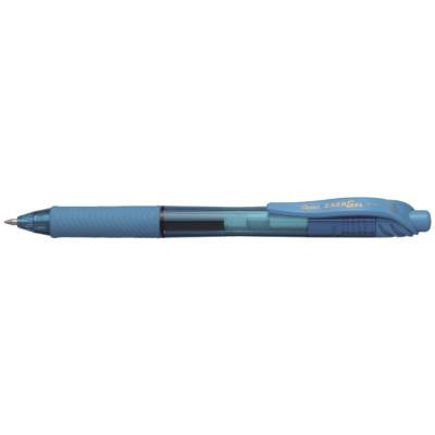 Stylo roller à encre gel EnerGel-X BL107, bleu clair - PENTEL
