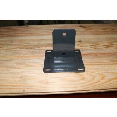 Platine acier pour poteau EXPERT (260S) anthracite - Gedimat - LIPPI