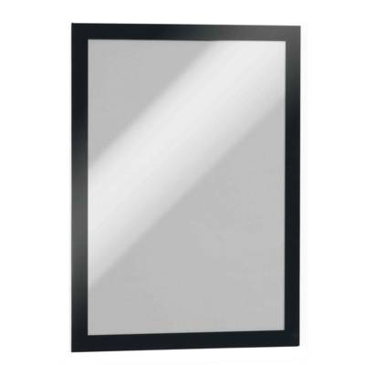 Cadre Magnétique DURAFRAME A4 Adhésif Noir - DURABLE