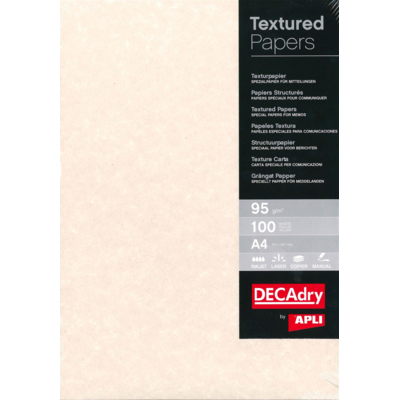 Papier de communication Structuré A4 95g 100 feuilles Parchemin Gris Chaud - Apli-Agipa