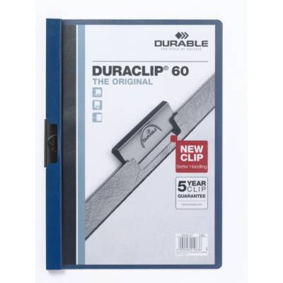 Chemise à clip DURACLIP ORIGINAL 60, A4, bleu foncé - DURABLE