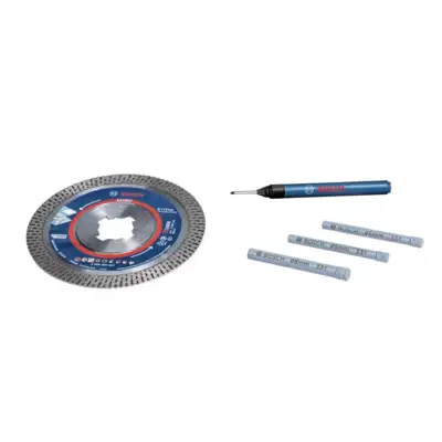 Kit Disque & forets Céramique + marqueur - 5 pièces - BOSCH - 0615997678