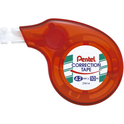 Ruban Correcteur ZTN14 application latérale 4,2mm x 10m blanc - PENTEL