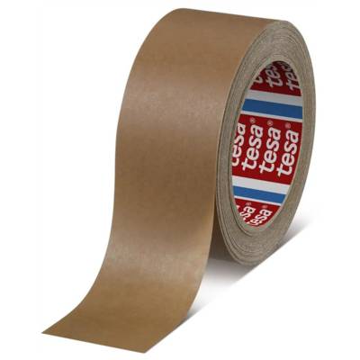 Ruban d'emballage Kraft 115μ sans solvant (ép. Support 85μ) chamois 50m x 75mm - TESA