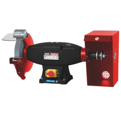 Touret combiné FEMI 163/M EVO - 1100 W Triphasé - Ø 200x30x20 mm - Avec meule, sans brosse - 8023532 - FEMI FRANCE