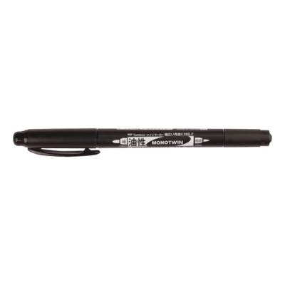 Marqueur Permanent MONO twin 0,8 et 0,4 mm Noir - TOMBOW