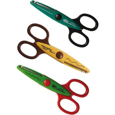 Kit de 3 ciseaux cranteurs Kidzors "Animaux de marais" - FISKARS