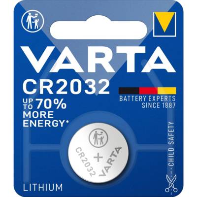 Pile bouton lithium "Electronics" CR2032 3 Volt - VARTA