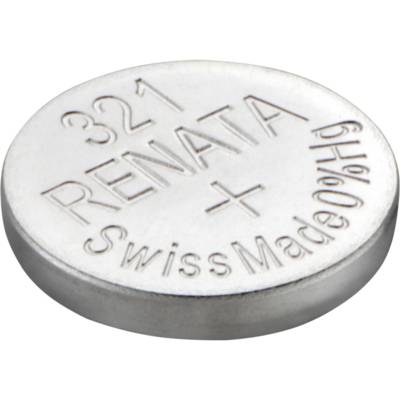 Pile bouton Silver Oxyde 321 / SR616 SW 0% Mercure 1,55V - RENATA