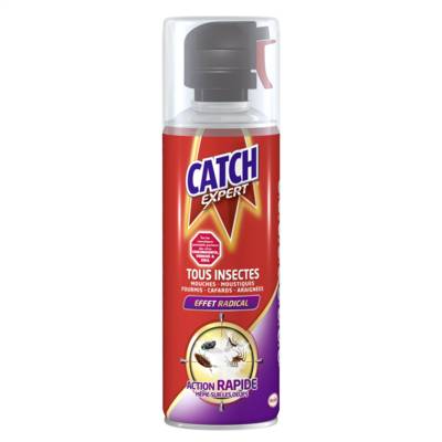 Aérosol 400 ml Tous Insectes Volants et Rampants - CATCH