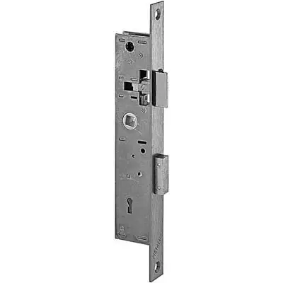 Serrure 1 point pêne dormant 1/2 tour N2-21 METALUX - Avec gâche - F102211010 - METALUX SAS