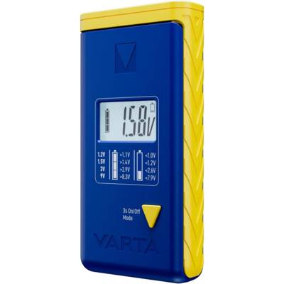 Testeur de Piles LCD Numérique pour Piles, Batteries et Piles Boutons - VARTA