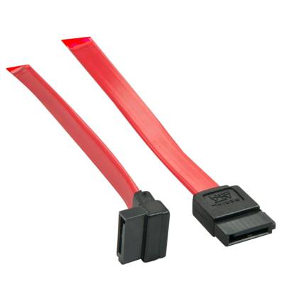 Câble SATA III interne, 1 connecteur à 90°, 0,7m - LINDY
