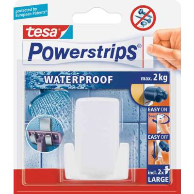 Powerstrip support pour rasoirs "WAVE", en plastique - TESA
