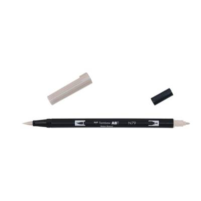 Feutre Dessin Double Pointe ABT Dual Brush Pen N79 gris chaud 2 - TOMBOW