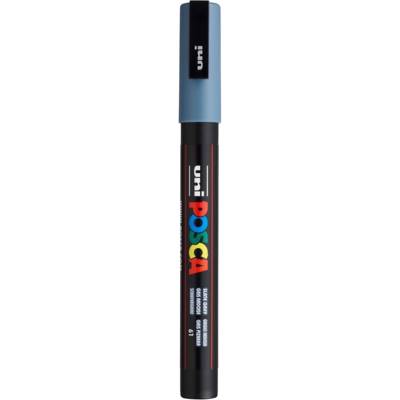 Marqueur pointe conique fine pc3m 0,9 - 1,3mm gris ardoise - POSCA