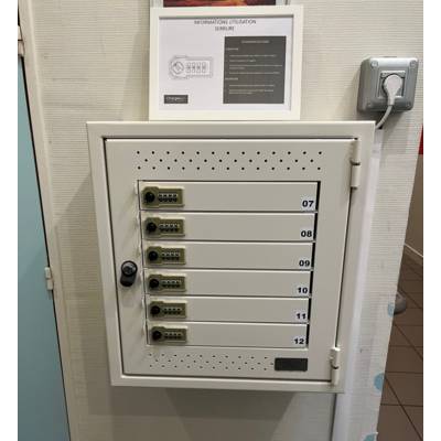 Armoire de recharge 6 casiers Team 6 - ChargeBox France