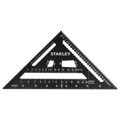 Équerre de charpentier en aluminium QUICKSQUARE® 300 mm - STANLEY - STHT46102-0 - Maxoutil