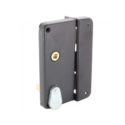 Serrure en applique 4 Gorges extra plate verticale à fouillot droite axe 40 mm - JPM - 416000-01-11 - JPM SAS