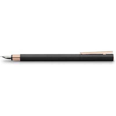 Stylo-plume NEO Slim métal Pointe Extra Fine Noir Or Rose - FABER-CASTELL