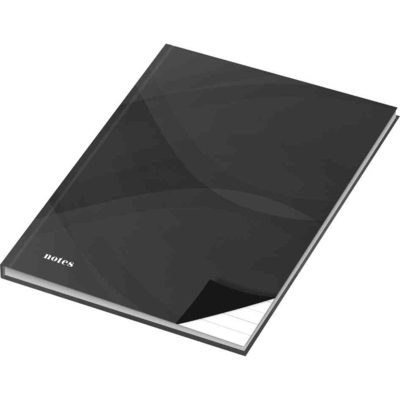 Cahier "notes carbon black", A5, ligné - RNK Verlag