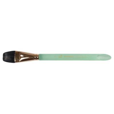 Pinceau artiste NEPTUNE manche court lavis plat 1/4 in - PRINCETON