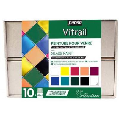 Coffret Vitrail 10x45 ml - PÉBÉO