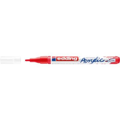 Marqueur Acrylique 5300 Pointe Fine Rouge trafic 1-2 mm - EDDING