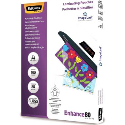 Pochettes de plastification A3 160 Microns (2x80) Pack de 100 brillante - FELLOWES