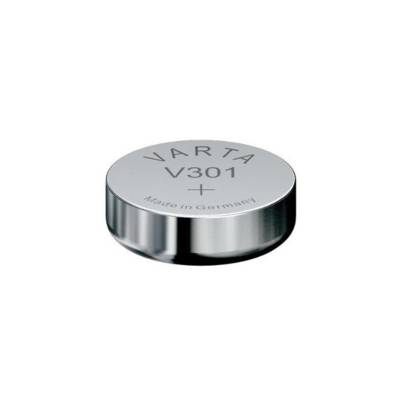 Pile oxyde argent pour montres V301 (SR43) 1,55 Volt - VARTA